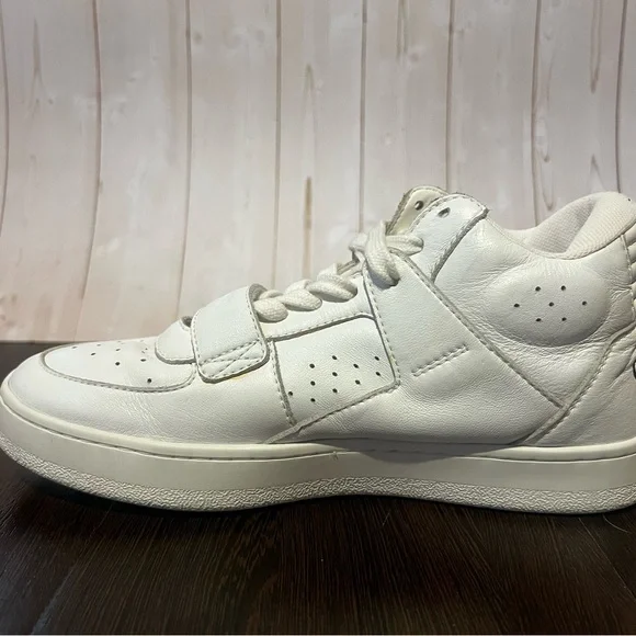 CELINE Womens White Calf Leather High-Top Logo Sneakers
SIZE 36 EU / 6 US - Picture 8 of 15